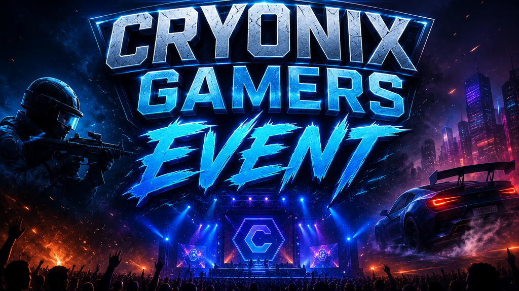 Cryonix Gamers Event — Bühnenshow mit Publikum
